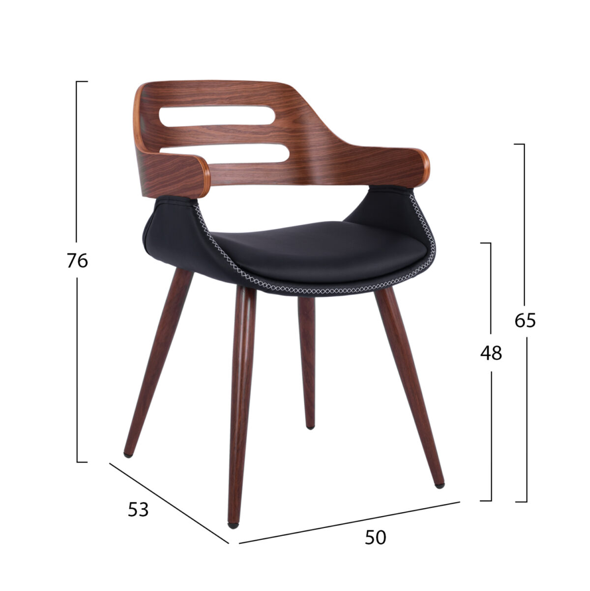 ΠΟΛΥΘΡΟΝΑΚΙ ΣΥΝΕΡΓΑΣΙΑΣ SUPERIOR PRO ΚΑΡΥΔΙ-ΜΑΥΡΟ PU LH10.8491.01 50Χ53Χ76Υ εκ. - Image 2