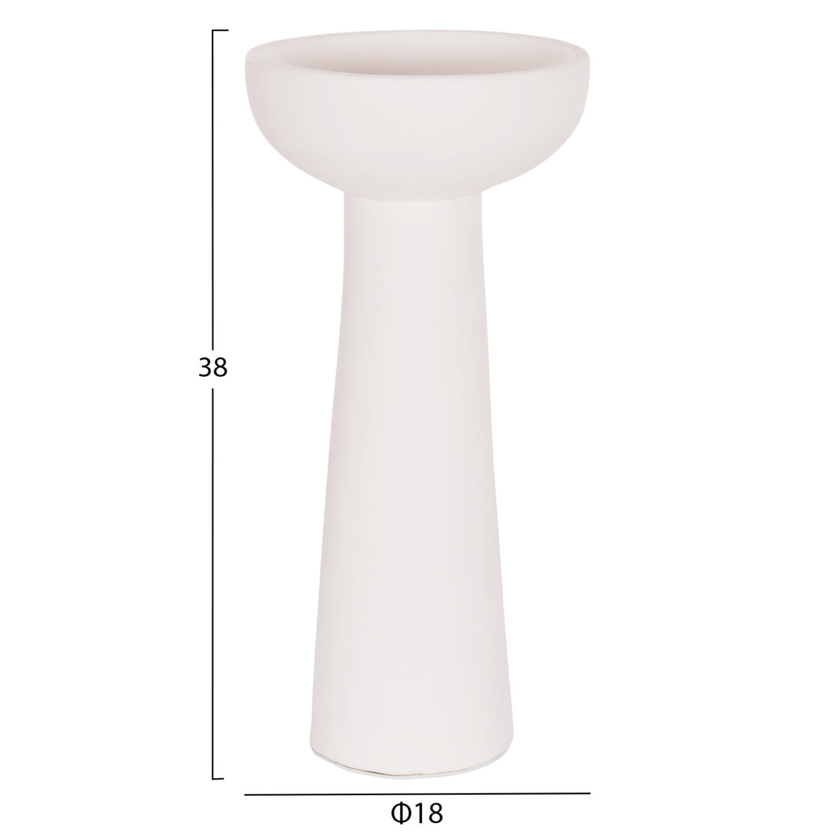 ΣΕΤ 3 ΕΠΙΤΡΑΠΕΖΙΑ ΔΙΑΚΟΣΜΗΤΙΚΑ ΒΑΖΑ LEKKAN LH10.21142.01 ΤΕΡΑΚΟΤΑ ΣΕ ΛΕΥΚΟ & ΜΑΥΡΟ - Image 2