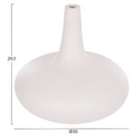 ΣΕΤ 3 ΕΠΙΤΡΑΠΕΖΙΑ ΔΙΑΚΟΣΜΗΤΙΚΑ ΒΑΖΑ DENI LH10.21141 FIBER CEMENT ΣΕ ΛΕΥΚΟ - Image 2