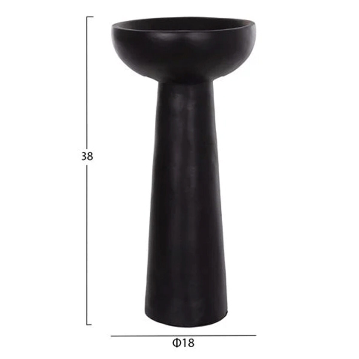 ΣΕΤ 3 ΕΠΙΤΡΑΠΕΖΙΑ ΔΙΑΚΟΣΜΗΤΙΚΑ ΒΑΖΑ LEKKAN LH10.21142.02 ΤΕΡΑΚΟΤΑ ΣΕ ΛΕΥΚΟ & ΜΑΥΡΟ - Image 2