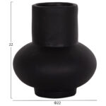 ΣΕΤ 3 ΕΠΙΤΡΑΠΕΖΙΑ ΔΙΑΚΟΣΜΗΤΙΚΑ ΒΑΖΑ LEKKAN LH10.21142.01 ΤΕΡΑΚΟΤΑ ΣΕ ΛΕΥΚΟ & ΜΑΥΡΟ - Image 4