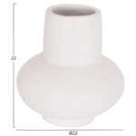 ΣΕΤ 3 ΕΠΙΤΡΑΠΕΖΙΑ ΔΙΑΚΟΣΜΗΤΙΚΑ ΒΑΖΑ LEKKAN LH10.21142.02 ΤΕΡΑΚΟΤΑ ΣΕ ΛΕΥΚΟ & ΜΑΥΡΟ - Image 4