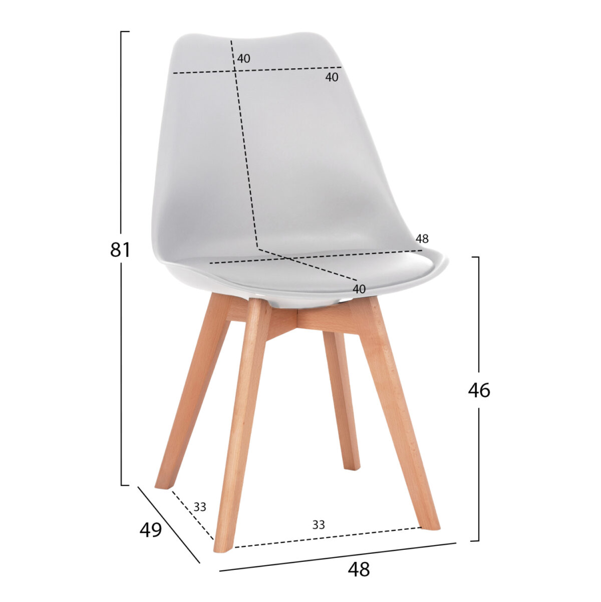 ΣΕΤ ΤΡΑΠΕΖΑΡΙΑΣ 5ΤΜΧ VEGAS LH10.21184 MDF TOP ΣΕ ΛΕΥΚΟ--ΠΟΔΙΑ ΟΞΙΑΣ - Image 3