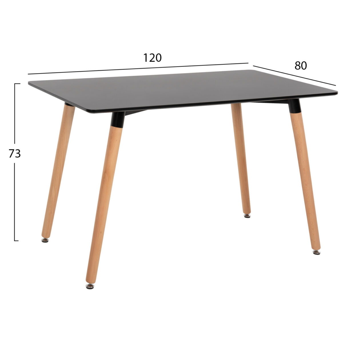 ΣΕΤ ΤΡΑΠΕΖΑΡΙΑΣ 5ΤΜΧ VEGAS LH10.21185 MDF TOP ΣΕ ΑΝΟΙΧΤΟ ΓΚΡΙ--ΠΟΔΙΑ ΟΞΙΑΣ - Image 2