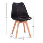 ΣΕΤ ΤΡΑΠΕΖΑΡΙΑΣ 5ΤΜΧ VEGAS LH10.21185 MDF TOP ΣΕ ΑΝΟΙΧΤΟ ΓΚΡΙ--ΠΟΔΙΑ ΟΞΙΑΣ - Image 3