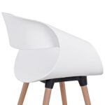 ΣΕΤ ΤΡΑΠΕΖΑΡΙΑΣ 5ΤΜΧ MAGGIE LH10.21186 MDF TOP & ΠΟΛΥΠΡΟΠΥΛΕΝΙΟ ΣΕ ΛΕΥΚΟ ΧΡΩΜΑ - Image 5