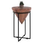 ΤΡΑΠΕΖΙ ΒΟΗΘΗΤΙΚΟ ZELIE LH10.8217.11 ΑΠΟ ΜΑΣΙΦ ΚΟΡΜΟ ΑΚΑΚΙΑΣ Φ31X53Υ εκ.