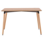 ΤΡΑΠΕΖΙ MINIMAL LH10.008.04 ΦΥΣΙΚΟ ΞΥΛΙΝΑ ΠΟΔΙΑ ΟΞΙΑ 120Χ80X73Υ εκ. - Image 3