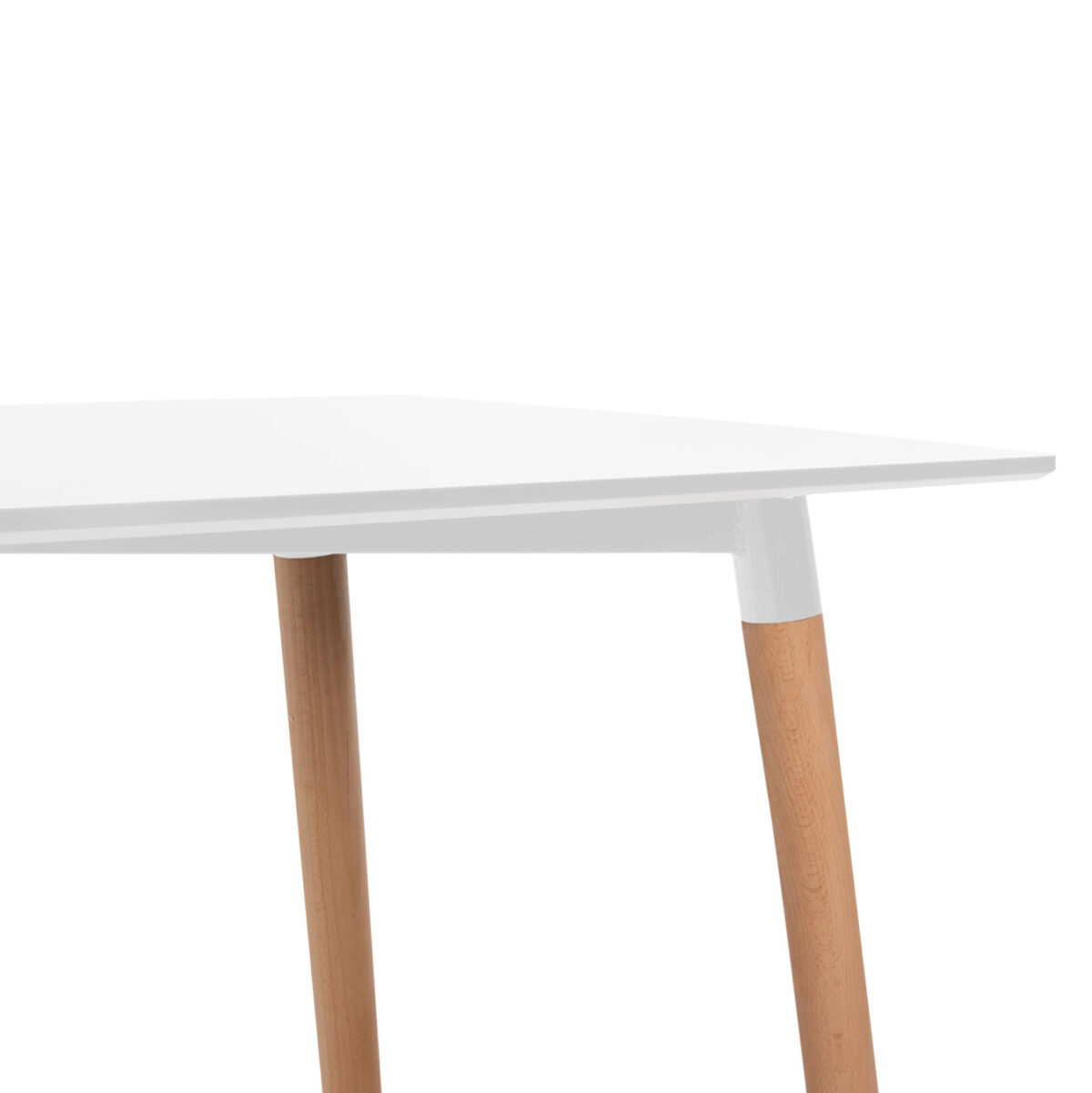 ΤΡΑΠΕΖΙ MINIMAL LH10.8581.01 ΛΕΥΚΟ MDF-ΠΟΔΙΑ ΟΞΙΑ ΣΕ ΦΥΣΙΚΟ ΧΡΩΜΑ- 120Χ60X74Υεκ. - Image 5