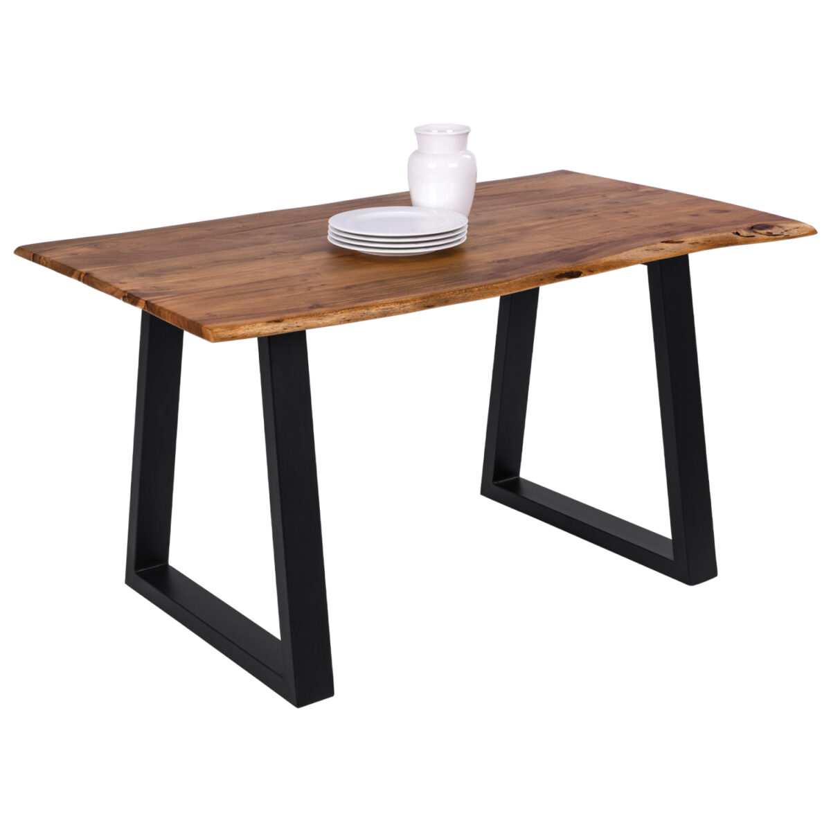 ΤΡΑΠΕΖΙ ΤΡΑΠΕΖΑΡΙΑΣ MONTANA SLIM LH10.8163.11 ΞΥΛΟ ΑΚΑΚΙΑΣ ΣΕ ΦΥΣΙΚΟ 140x80x77Υ - Image 1