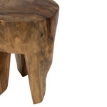 ΒΟΗΘΗΤΙΚΟ ΤΡΑΠΕΖΑΚΙ ΑΠΟ ΜΑΣΙΦ ΞΥΛΟ ΤEAK ΦΥΣΙΚΟ Φ30X40Υεκ. LH10.9349 - Image 5