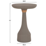 ΒΟΗΘΗΤΙΚΟ ΤΡΑΠΕΖΙ ΓΙΑ ΛΑΜΠΑΤΕΡ TORG LH10.18170.03 FIBER CEMENT ΓΚΡΙ Φ41x62Υεκ. - Image 2