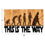 ΔΙΑΚΟΣΜΗΤΙΚΟ ΤΟΙΧΟΥ LH10.4809-ΦΥΛΛΑ ΜΕΤΑΛΛΟΥ ΜΑΥΡΑ-ΞΥΛΟ 58x3(βάθος)x37Υεκ. - Image 3