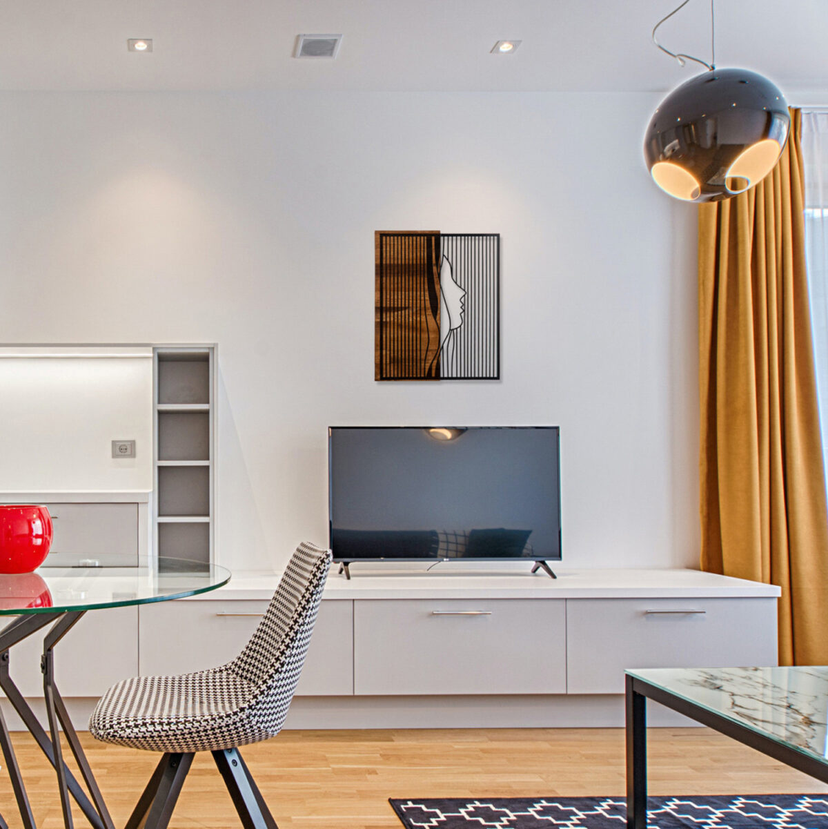 ΔΙΑΚΟΣΜΗΤΙΚΟ ΤΟΙΧΟΥ ΠΡΟΦΙΛ ΓΥΝΑΙΚΑΣ LH10.4801-ΦΥΛΛΑ ΜΕΤΑΛΛΟΥ-ΞΥΛΟ 48x3(βάθος)x58Υεκ. - Image 2