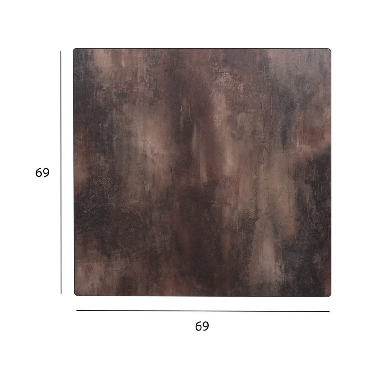 ΕΠΙΦΑΝΕΙΑ ΤΡΑΠΕΖΙΟΥ HPL FERNDALE CONCRETE LH10.5838.25 69x69 εκ. ΠΑΧΟΥΣ 12mm. - Image 2