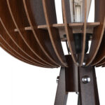 ΦΩΤΙΣΤΙΚΟ ΔΑΠΕΔΟΥ ΞΥΛΙΝΟ ΜΕ ΚΑΡΥΔΙ ΚΑΠΕΛΟ ΑΠΟ MDF LH10.7375.03 Φ36x145Υ εκ. - Image 3