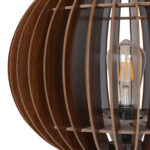 ΦΩΤΙΣΤΙΚΟ ΔΑΠΕΔΟΥ ΞΥΛΙΝΟ ΜΕ ΚΑΡΥΔΙ ΚΑΠΕΛΟ ΑΠΟ MDF LH10.7375.03 Φ36x145Υ εκ. - Image 4