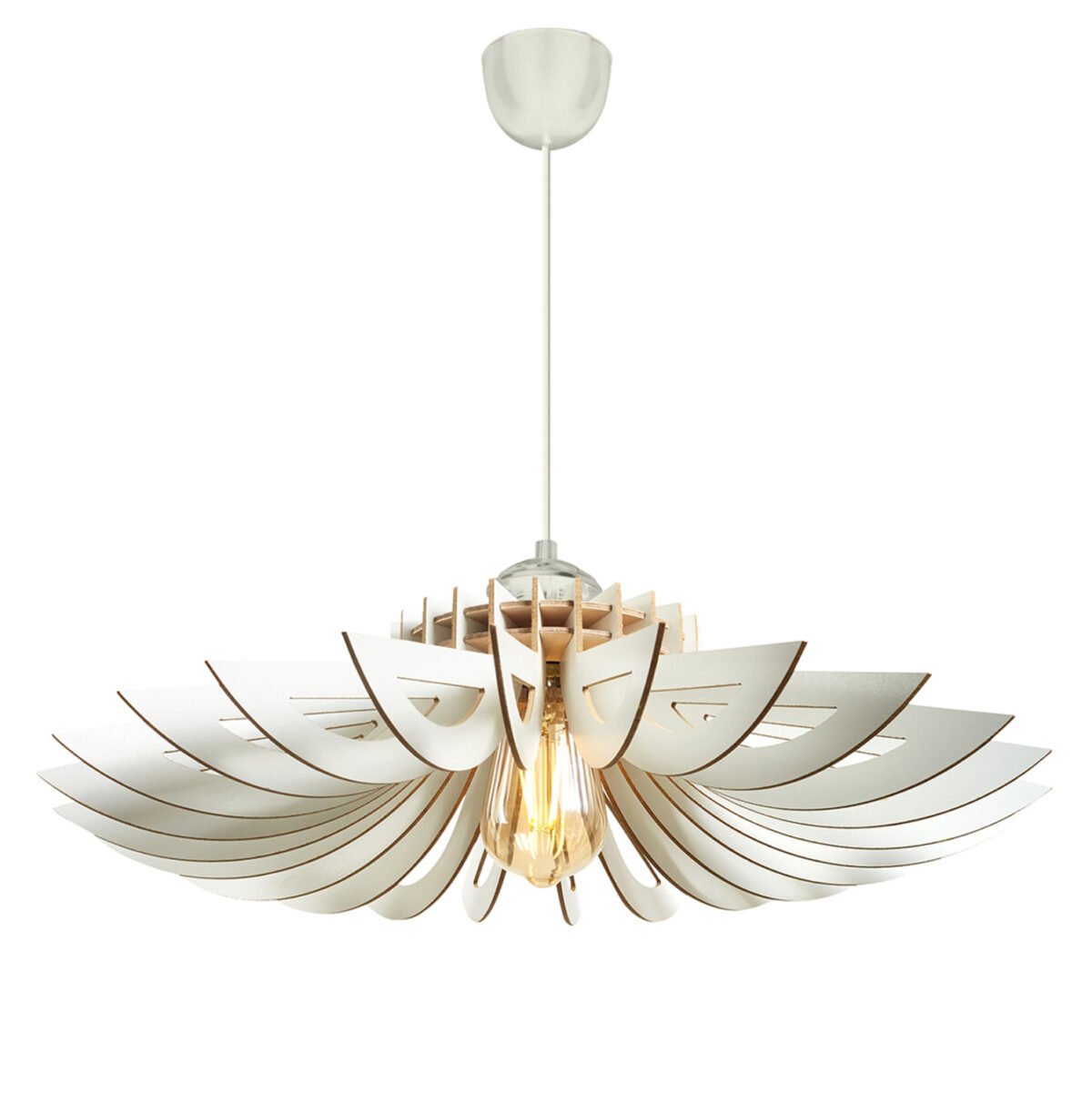 fotistiko-orofis-xylino-kremasto-leyko-f ΦΩΤΙΣΤΙΚΟ ΟΡΟΦΗΣ ΞΥΛΙΝΟ ΚΡΕΜΑΣΤΟ ΛΕΥΚΟ LH10.7348.02 Φ68x50Υ εκ. - Image 1