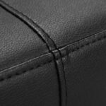 ΚΑΝΑΠΕΣ 3 ΘΕΣΙΟΣ CUBO PU ΜΑΥΡΟ LH10.3034.02 173χ71χ73Υεκ. - Image 4