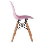 ΚΑΡΕΚΛΑ TWIST KID ΤΜΧ.LH10.8453.05 ΞΥΛΙΝΑ ΠΟΔΙΑ & ΚΑΘΙΣΜΑ ΡΟΖ PP 30,5Χ33Χ59 ΕΚ - Image 4