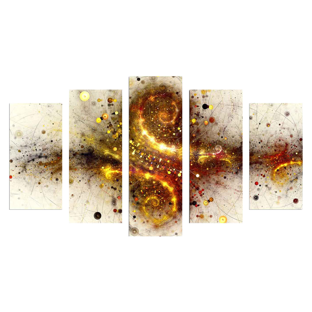 ΠΕΝΤΑΠΤΥΧΟΣ ΠΙΝΑΚΑΣ MDF EXPLOSION LH10.7206.07 100X60x0,3 εκ. - Image 1