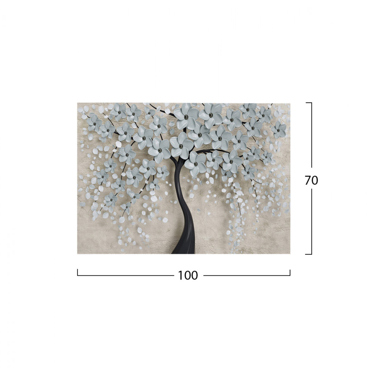 ΠΙΝΑΚΑΣ ΚΑΜΒΑΣ BLOSSOM TREE LH10.7197.04 100X3X70 εκ. - Image 2