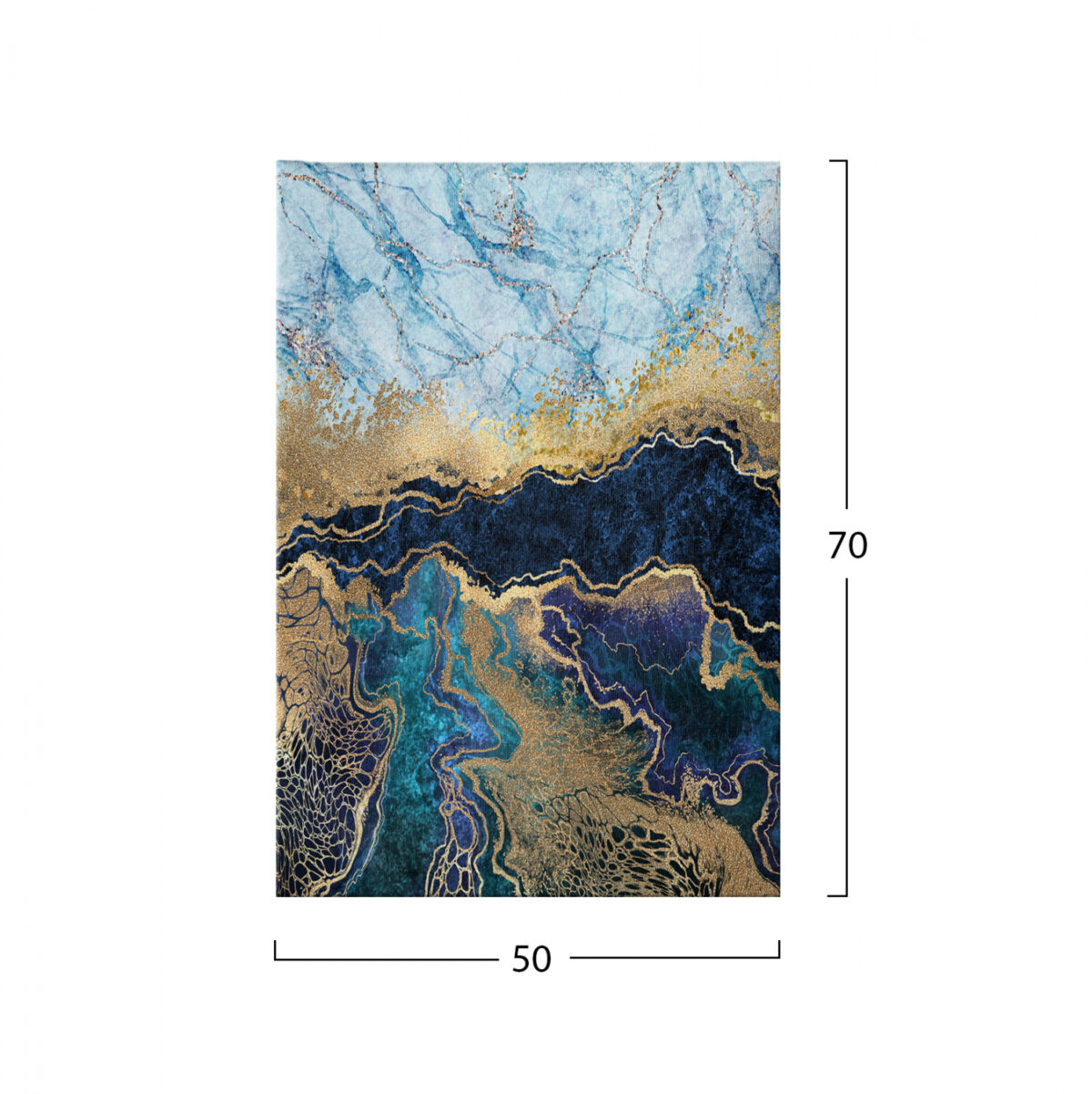 ΠΙΝΑΚΑΣ ΚΑΜΒΑΣ MARBLE EFFECT LH10.7196.02 50X3X70 εκ. - Image 2
