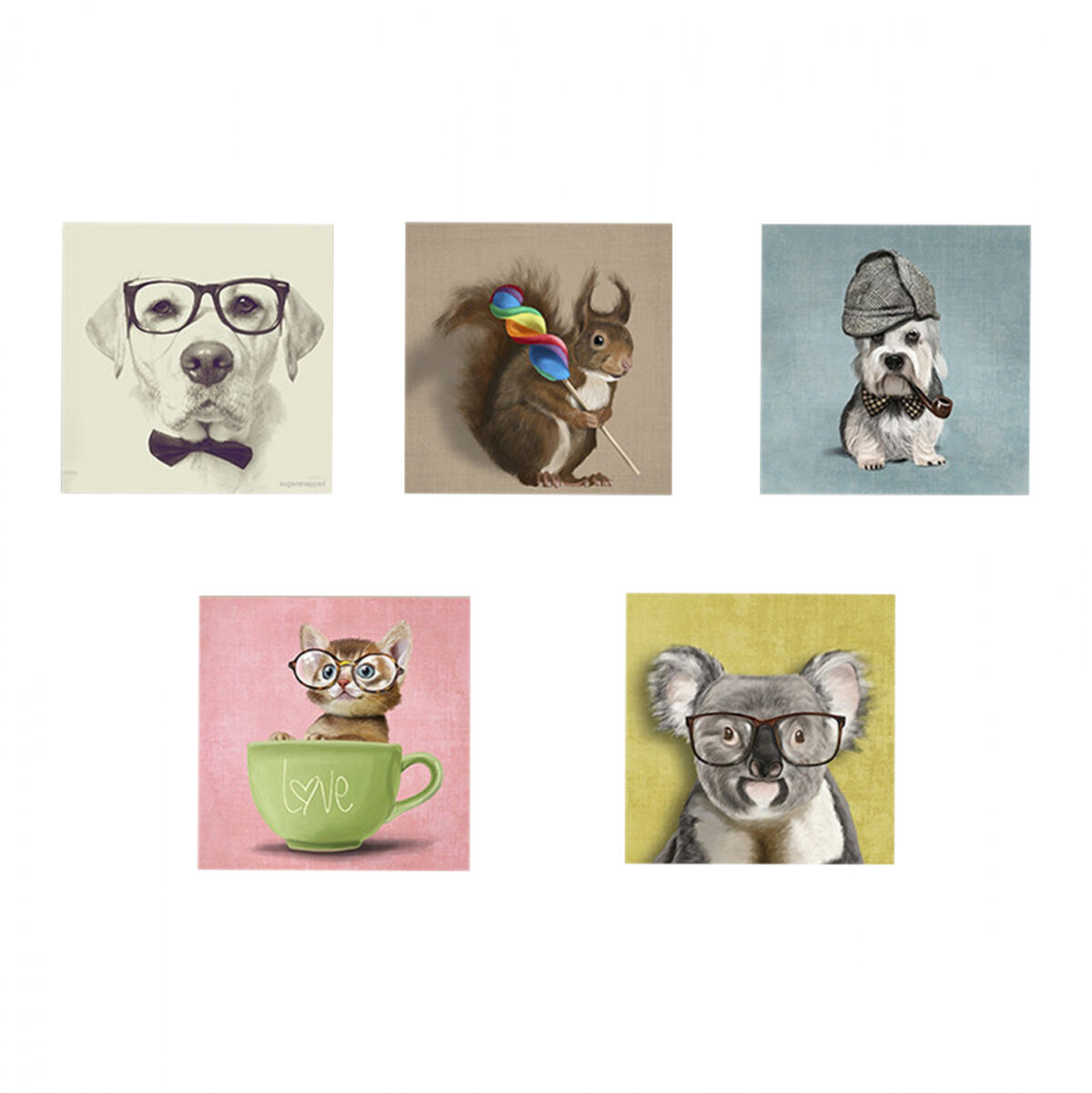 pinakas-pentaptycho-mdf-clever-pets-fb97 ΠΙΝΑΚΑΣ ΠΕΝΤΑΠΤΥΧΟ MDF CLEVER PETS LH10.7205.01 75X0,3X15 εκ. - Image 1