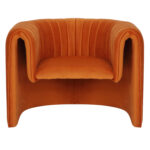 ΠΟΛΥΘΡΟΝΑ RIKER LH10.9682.05 ΜΕΤΑΛΛΙΚΟΣ ΣΚΕΛΕΤΟΣ-ΠΟΡΤΟΚΑΛΙ ΒΕΛΟΥΔΟ 92x74x69Υεκ. - Image 3