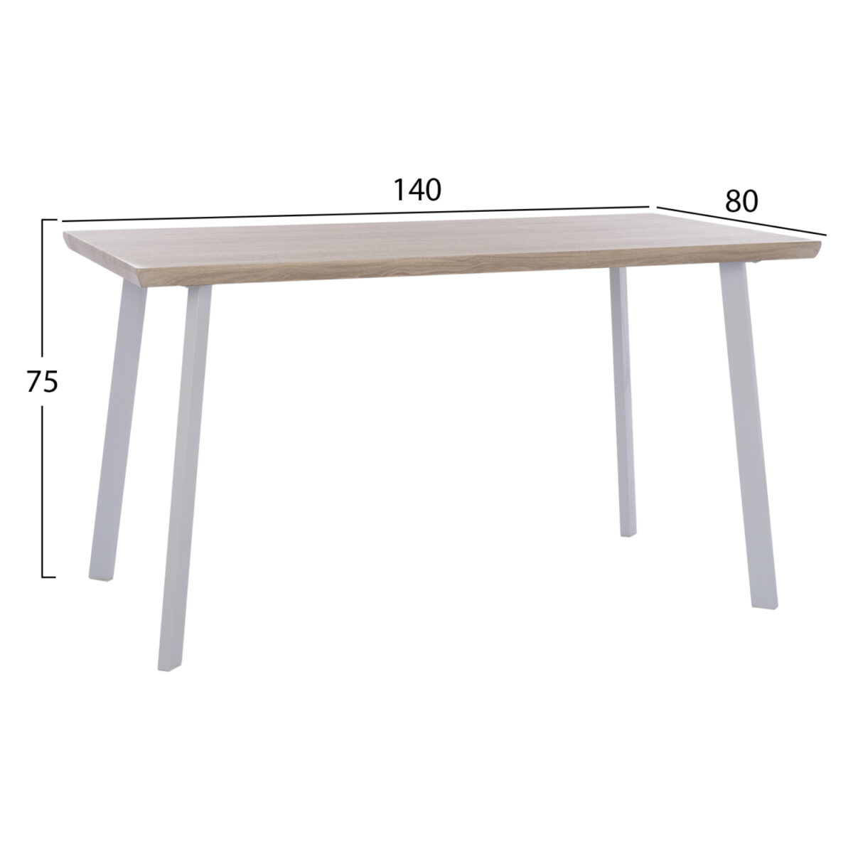 ΣΕΤ ΤΡΑΠΕΖΑΡΙΑΣ 5ΤΜΧ OFIRA LH10.10634 MDF TOP ΣΕ SONAMA--ΛΕΥΚΕΣ ΚΑΡΕΚΛΕΣ - Image 2