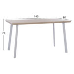 ΣΕΤ ΤΡΑΠΕΖΑΡΙΑΣ 5ΤΜΧ OFIRA LH10.10634 MDF TOP ΣΕ SONAMA--ΛΕΥΚΕΣ ΚΑΡΕΚΛΕΣ - Image 2