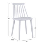 ΣΕΤ ΤΡΑΠΕΖΑΡΙΑΣ 5ΤΜΧ OFIRA LH10.10634 MDF TOP ΣΕ SONAMA--ΛΕΥΚΕΣ ΚΑΡΕΚΛΕΣ - Image 3