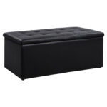 ΣΚΑΜΠΟ PU ΜΕ ΑΠΟΘΗΚΕΥΤΙΚΟ ΧΩΡΟ TRISCUBE ΜΑΥΡΟ LH10.223.01 121x51.5x50Υ εκ.