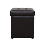 ΣΚΑΜΠΩ ΜΕ ΑΠΟΘΗΚΕΥΤΙΚΟ ΧΩΡΟ PU ΚΑΦΕ CUBE LH10.224.03--38x38x36.5Υεκ. - Image 2