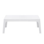 ΤΡΑΠΕΖΑΚΙ ΟΡΘΟΓΩΝΙΟ SLEEK LH10.6367.01 ΠΟΛΥΠΡΟΠΥΛΕΝΙΟ ΣΕ ΛΕΥΚΟ 105x64x40Υεκ. - Image 3