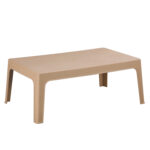 ΤΡΑΠΕΖΑΚΙ ΟΡΘΟΓΩΝΙΟ SLEEK LH10.6367.03 ΠΟΛΥΠΡΟΠΥΛΕΝΙΟ ΚΑΠΟΥΤΣΙΝΟ 105x64x40Υεκ.