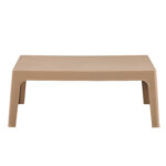 ΤΡΑΠΕΖΑΚΙ ΟΡΘΟΓΩΝΙΟ SLEEK LH10.6367.03 ΠΟΛΥΠΡΟΠΥΛΕΝΙΟ ΚΑΠΟΥΤΣΙΝΟ 105x64x40Υεκ. - Image 3