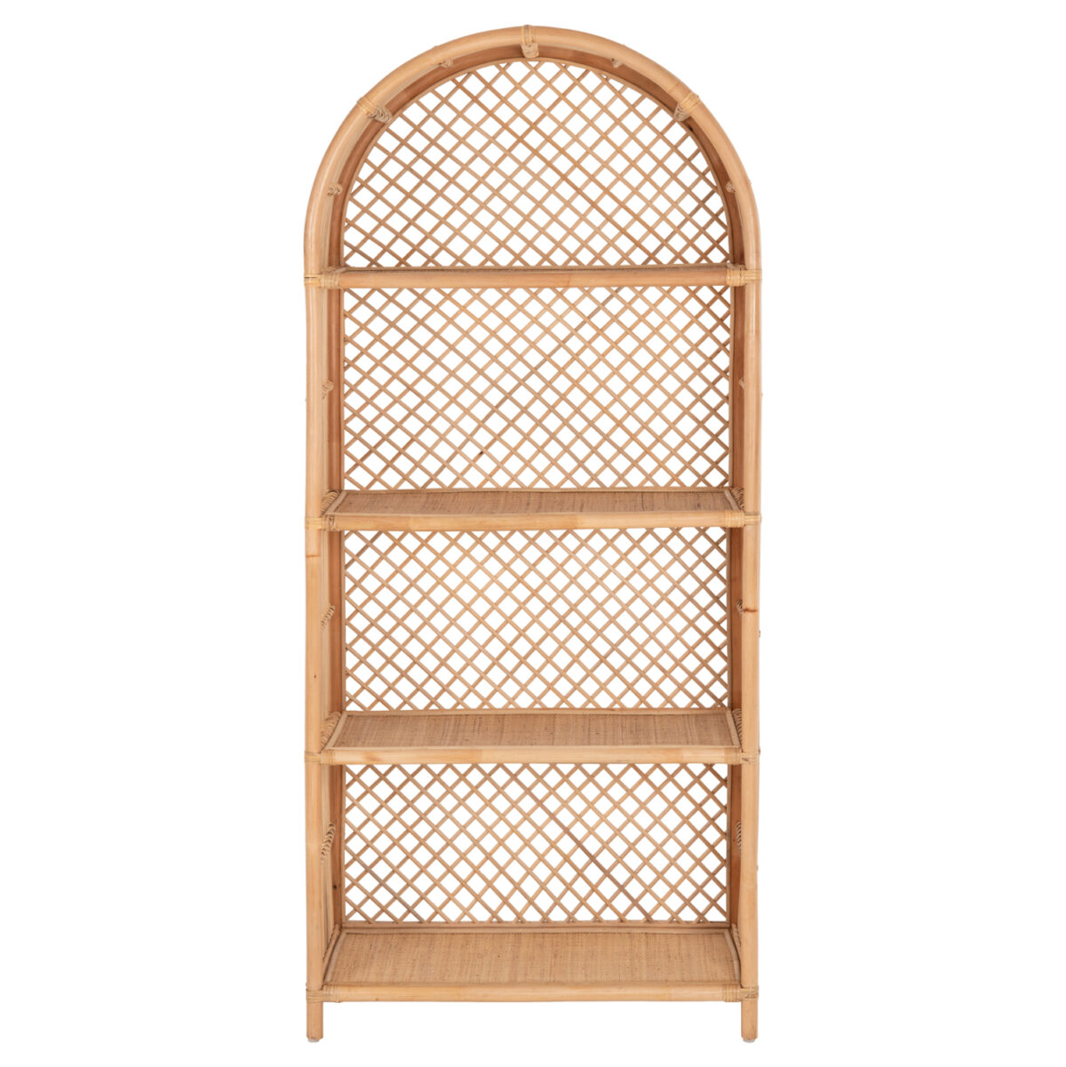 ΒΙΒΛΙΟΘΗΚΗ SIMOK LH10.9552 ΑΠΟ ΦΥΣΙΚΟ RATTAN ΣΕ ΦΥΣΙΚΟ ΧΡΩΜΑ 80x40x182Υεκ. - Image 3