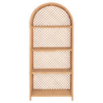 ΒΙΒΛΙΟΘΗΚΗ SIMOK LH10.9552 ΑΠΟ ΦΥΣΙΚΟ RATTAN ΣΕ ΦΥΣΙΚΟ ΧΡΩΜΑ 80x40x182Υεκ. - Image 3