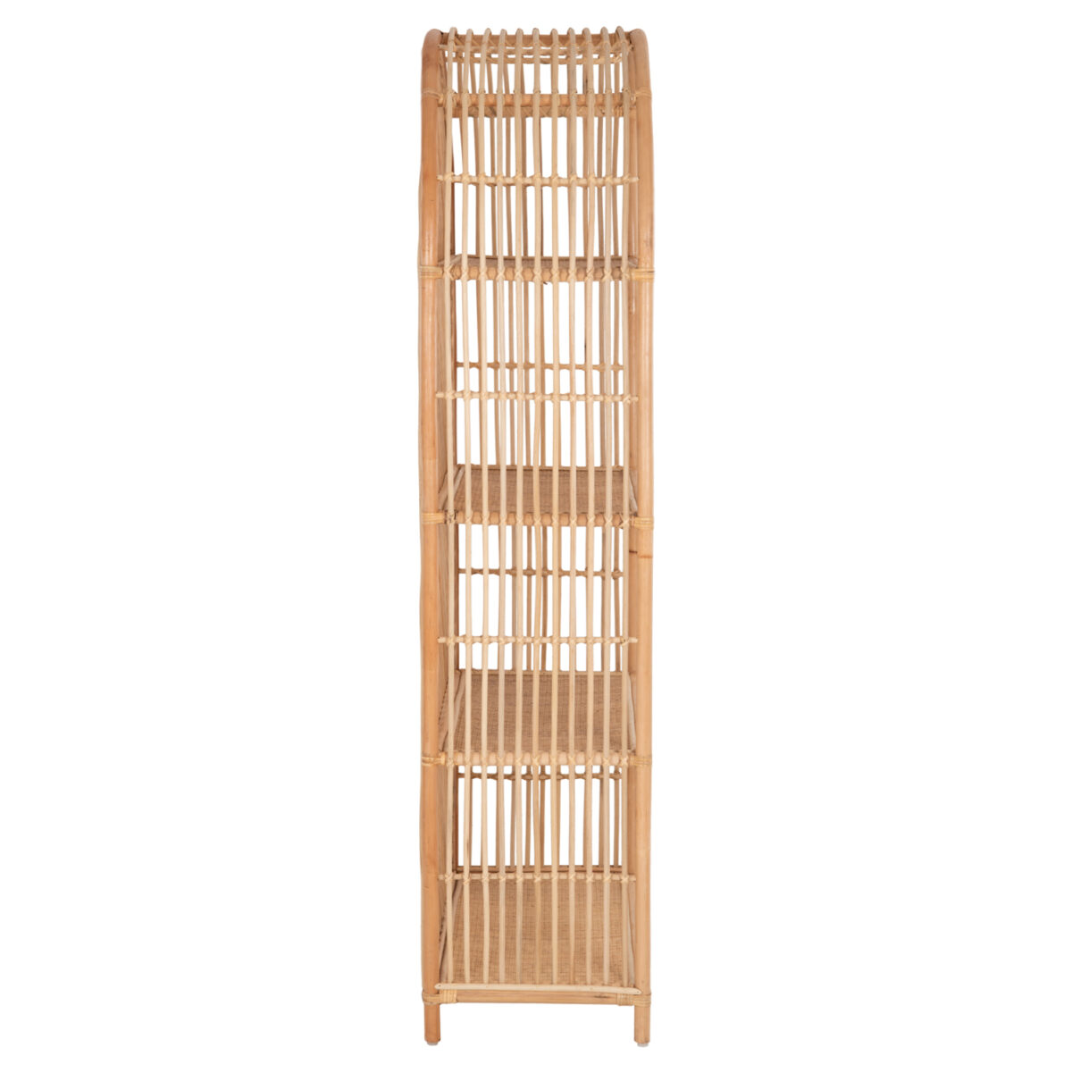 ΒΙΒΛΙΟΘΗΚΗ SIMOK LH10.9552 ΑΠΟ ΦΥΣΙΚΟ RATTAN ΣΕ ΦΥΣΙΚΟ ΧΡΩΜΑ 80x40x182Υεκ. - Image 4