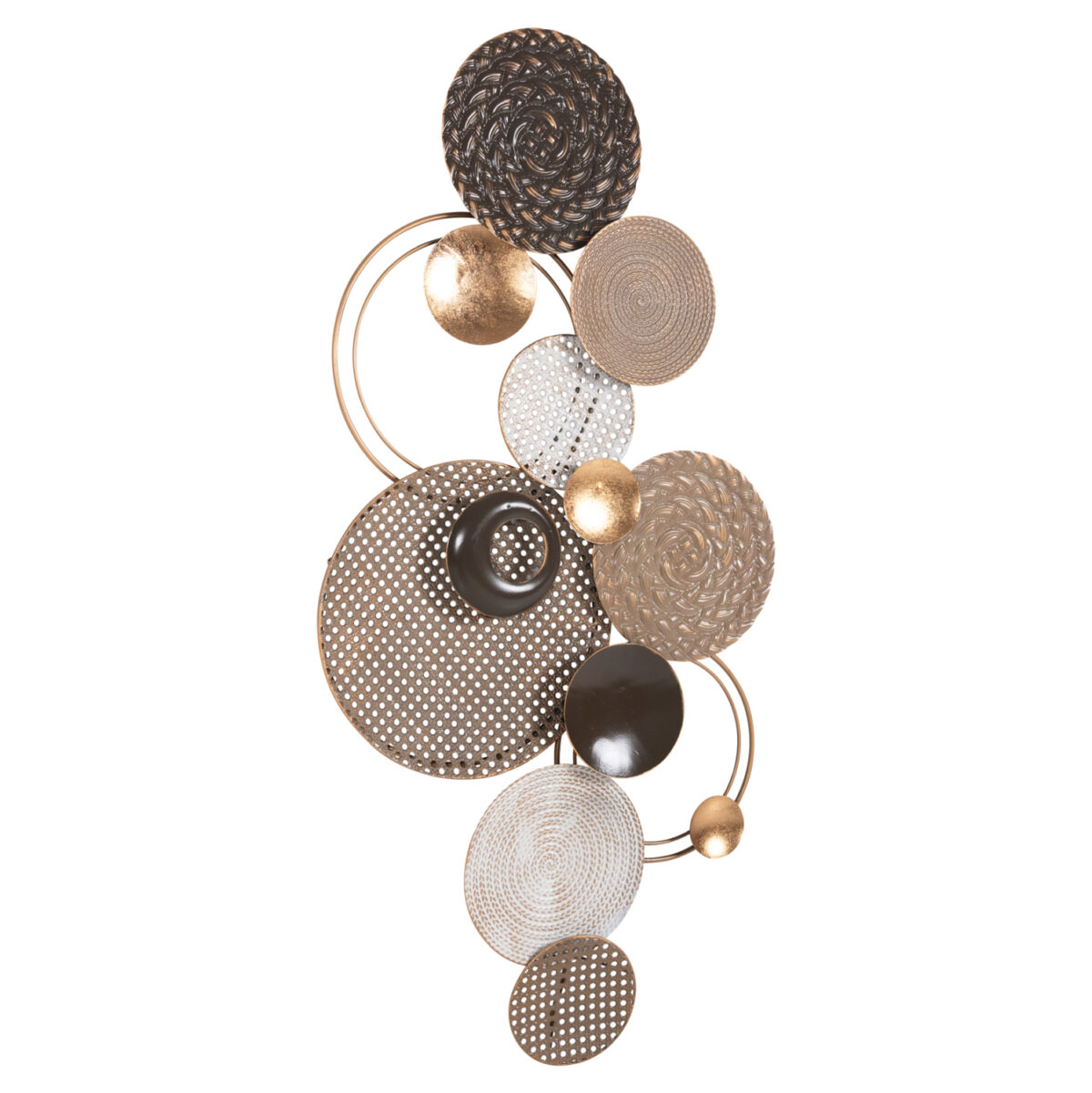 ΔΙΑΚΟΣΜΗΤΙΚΟ ΤΟΙΧΟΥ LH10.4215 ΜΕΤΑΛΛΟ ΣΕ ΓΗΙΝΑ ΧΡΩΜΑΤΑ 60x5x122 εκ. - Image 3