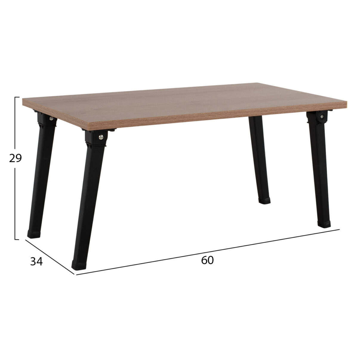 ΔΙΣΚΟΣ-ΒΟΗΘΗΤΙΚΟ ΤΡΑΠΕΖΑΚΙ ΚΡΕΒΑΤΙΟΥ BRITTA ΠΤΥΣΣΟΜΕΝΑ ΠΟΔΙΑ LH10.8965.11 60x34x29Yεκ. - Image 2