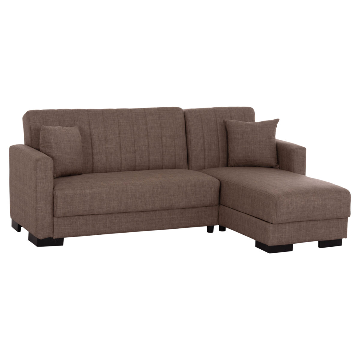 ΚΑΝΑΠΕΣ ΚΡΕΒΑΤΙ GHUFRAN ΓΩΝΙΑ ΑΝΑΣΤΡΕΨΙΜΗ ΚΑΦΕ LH10.3244.02 ΜΕ ΑΠΟΘΗΚΕΤΙΚΟ ΧΩΡΟ 202x140x78Yεκ. - Image 1