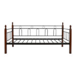 ΚΑΝΑΠΕΣ ΚΡΕΒΑΤΙ REVEN ΣΤΡΩΜΑ 90Χ190 εκ ΜΕΤΑΛΛΟ ΚΑΙ ΞΥΛΟ LH10.367 - Image 3