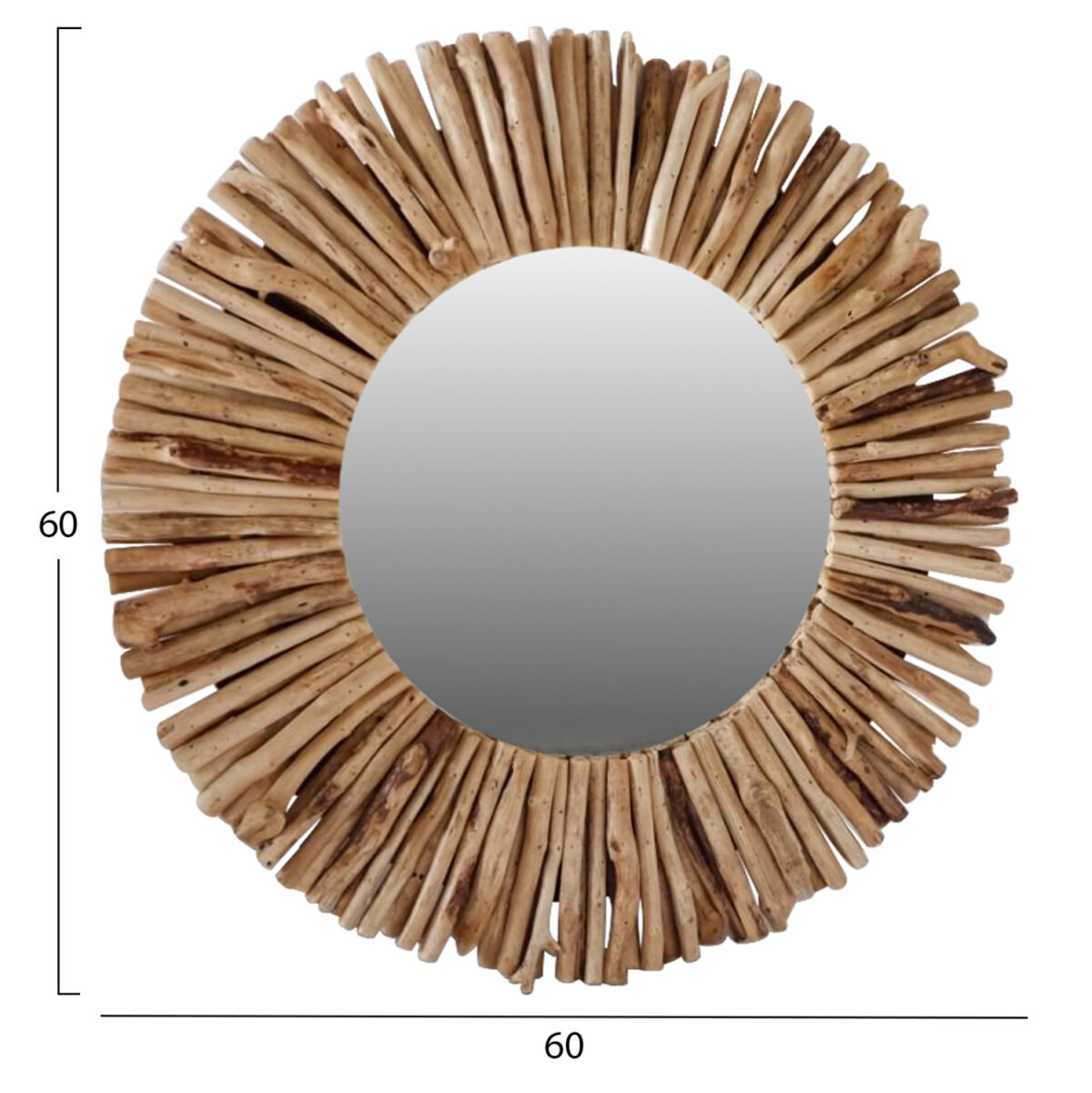 ΚΑΘΡΕΠΤΗΣ ΑΠΟ DRIFTWOOD ΦΥΣΙΚΟ LH10.7720 60X5X60YΕΚ. - Image 2