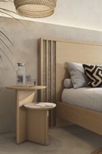 ΣΕΤ ΚΡΕΒΑΤΟΚΑΜΑΡΑΣ ΔΡΥΙΝΗ "FLIP" NATURAL 150/160/180 x 200εκ. - Image 11