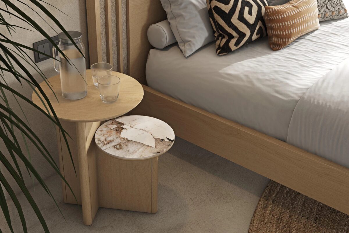 ΣΕΤ ΚΡΕΒΑΤΟΚΑΜΑΡΑΣ ΔΡΥΙΝΗ "FLIP" NATURAL 150/160/180 x 200εκ. - Image 12