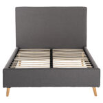 ΚΡΕΒΑΤΙ MAYLIN ΑΠΟ ΓΚΡΙ ΥΦΑΣΜΑ & ΣΚ. ΓΚΡΙ ΡΕΛΙ LH10.598.10 ΓΙΑ ΣΤΡΩΜΑ 120x200 EK. - Image 4