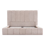 ΚΡΕΒΑΤΙ REMO ΜΕ ΑΠΟΘΗΚΕΥΤΙΚΟ ΧΩΡΟ LH10.719.10 ΥΦΑΣΜΑ TEDDY ΜΠΕΖ-ΓΙΑ ΣΤΡΩΜΑ 160x200εκ - Image 4