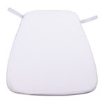 ΜΑΞΙΛΑΡΙ TIFFANYS LH10.8058.41FC ΜΕ ΥΦΑΣΜΑ WATER REPELLENT ΛΕΥΚΟ 43,5x40x3Υεκ.